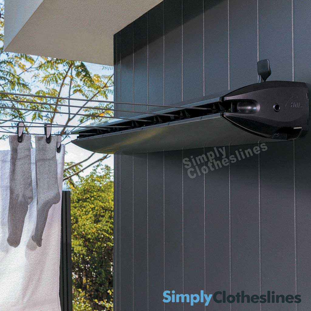 Hills 7 Line Retracting Clothesline Retractable 80150838 Simply Clotheslines