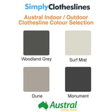 Austral Indoor Outdoor Wall Mounted Clothesline Perfect For Apartments ...