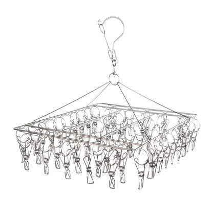 Rectangle ENVIRO Stainless Steel Hanger Including 50 Stainless Steel Pegs - Simply Clotheslines